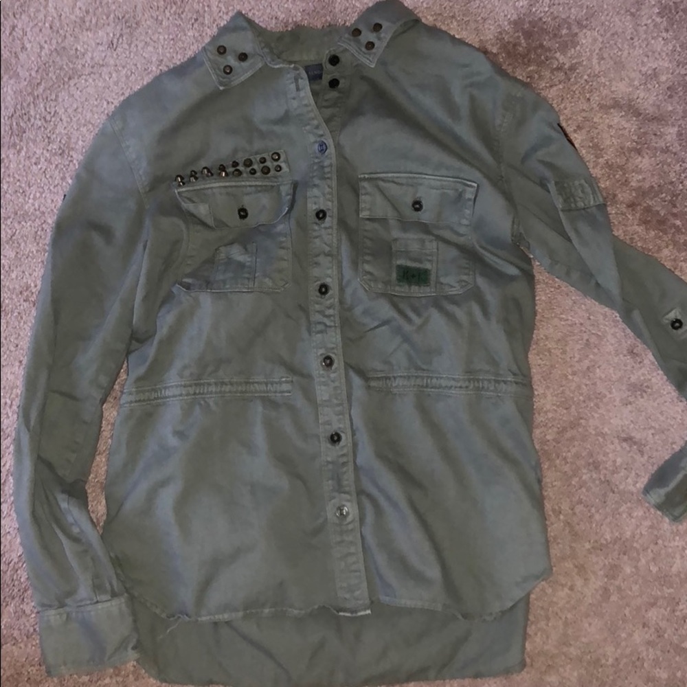 Kendall and Kylie army jacket